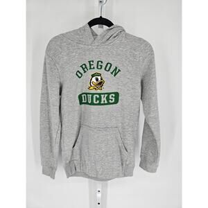 Oregon Ducks Womens Sz S Pullover Hoodie Sweatshirt Gray Green